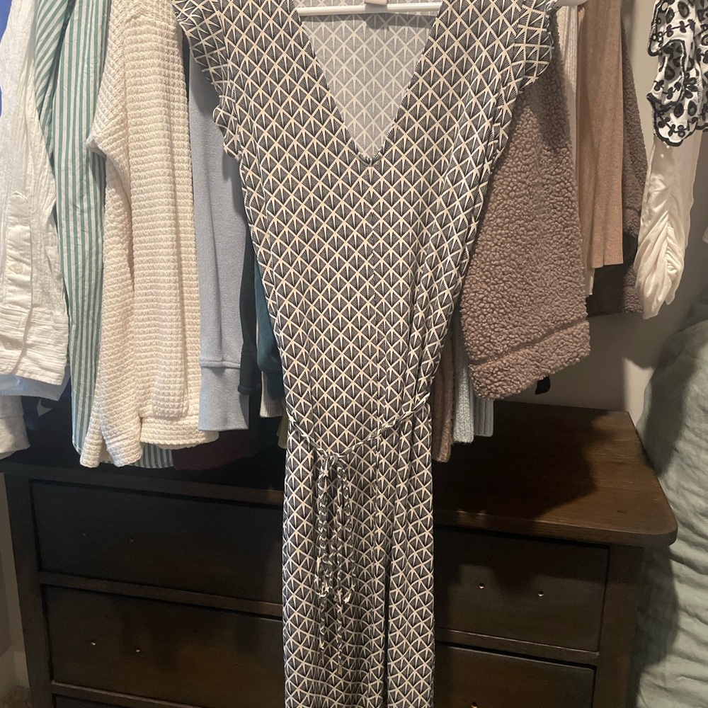 H&M Black and White Dress